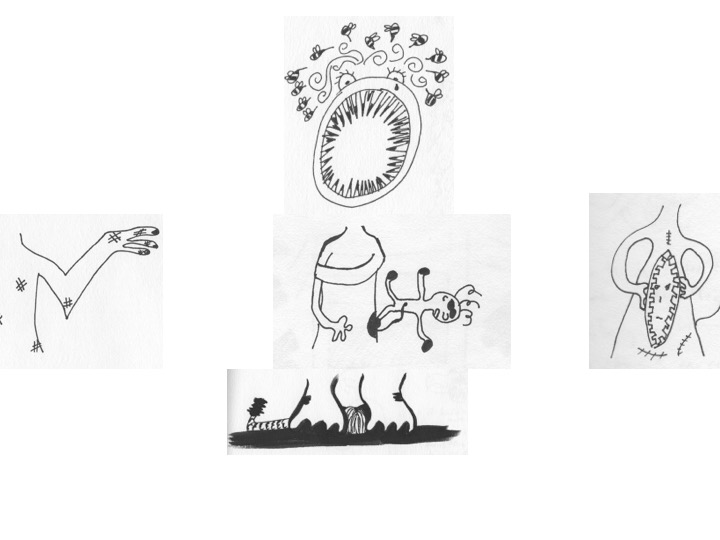 drawings of monsters